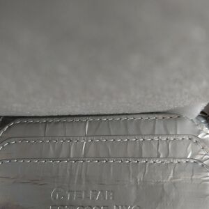 Telfar Metallic Silver Quilted Bag